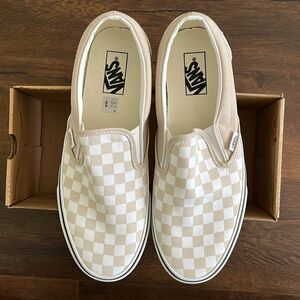 vans classic slip on color theroy checkboard men size 10.5